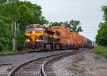 KCS 4809 passes the signal for the UP Diamond 